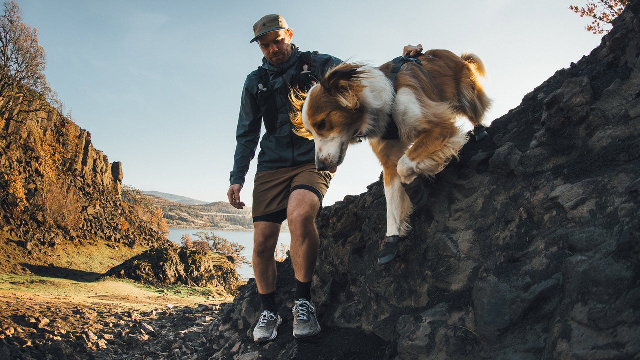 RUFFWEAR Ridgeline™ dog shoe with hook-and-loop closure for a secure fit