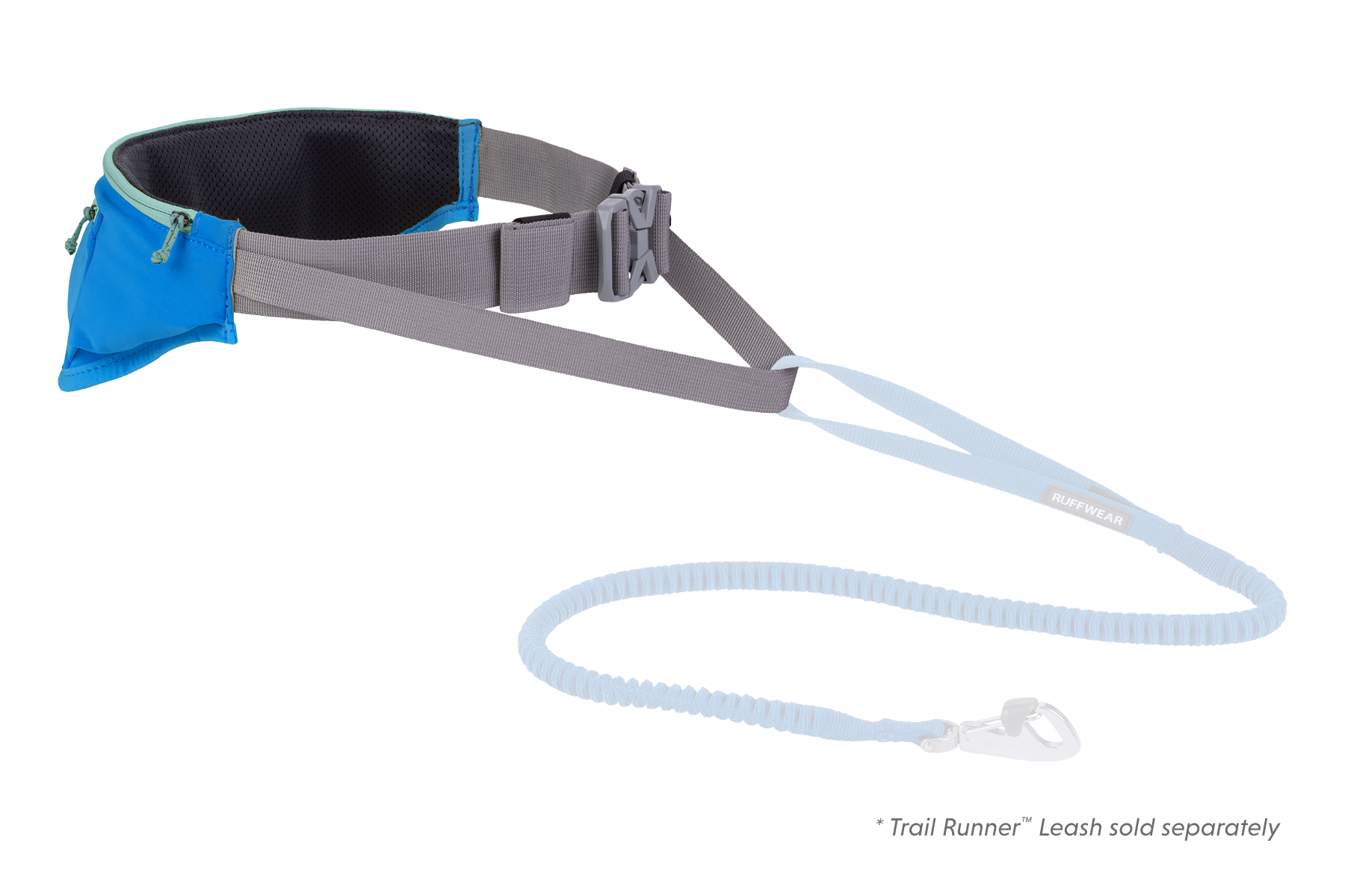 Vvikizy Laisse Mains Libres pour Chien avec Pochette à Fermeture Éclair, Ceinture de Course